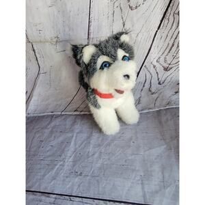 Alaska Husky Dog Cute Plush toy Alaska Dipper Doodles line 6.5 x 6.5 inches